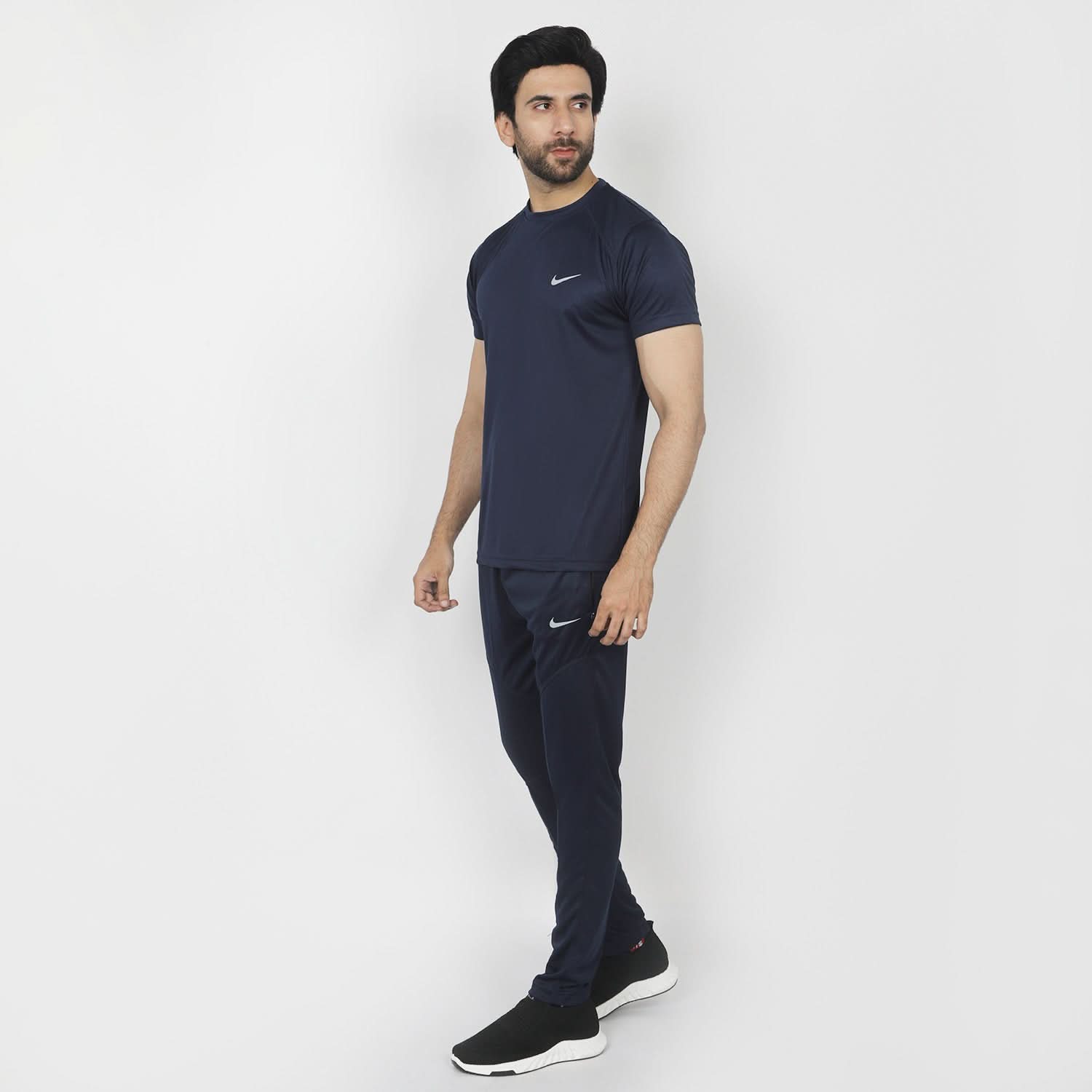 Men's Half Sleeves Track Suit - Navy Blue, Men's Track Suits, Chase Value, Chase Value