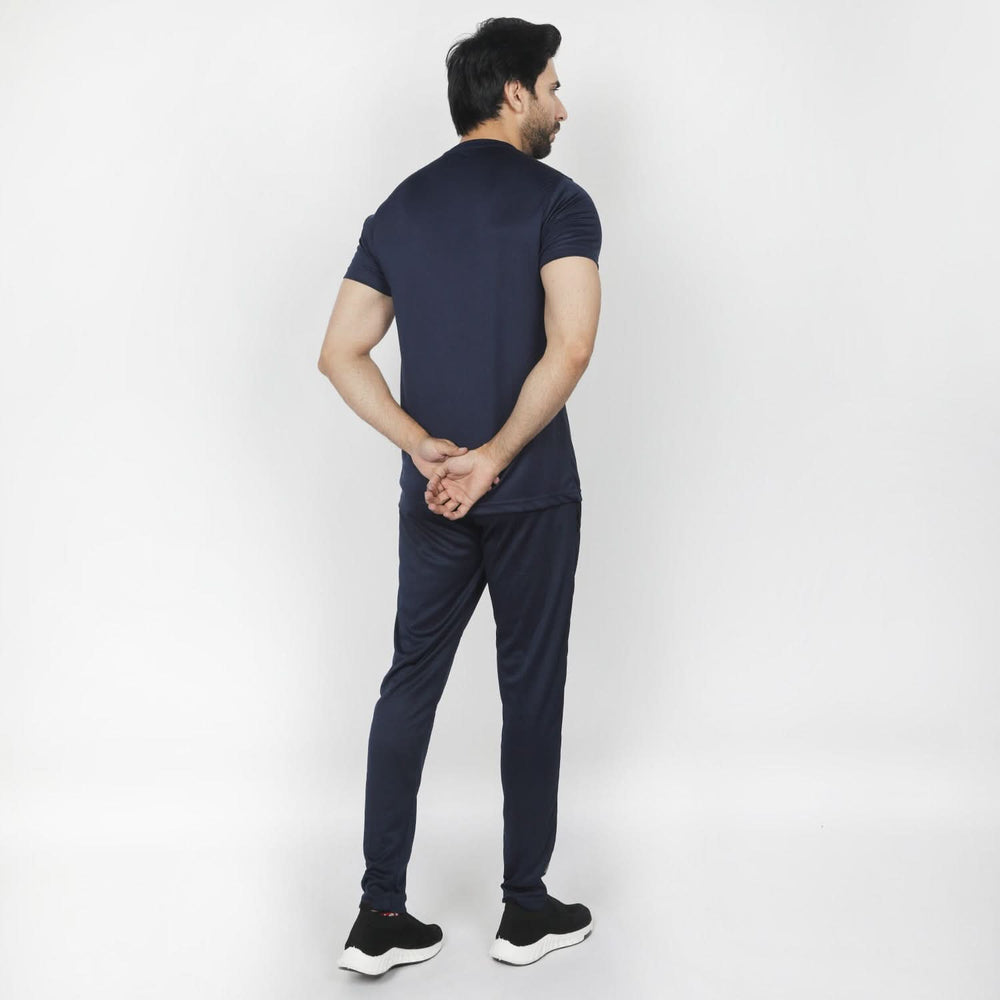 Men's Half Sleeves Track Suit - Navy Blue, Men's Track Suits, Chase Value, Chase Value