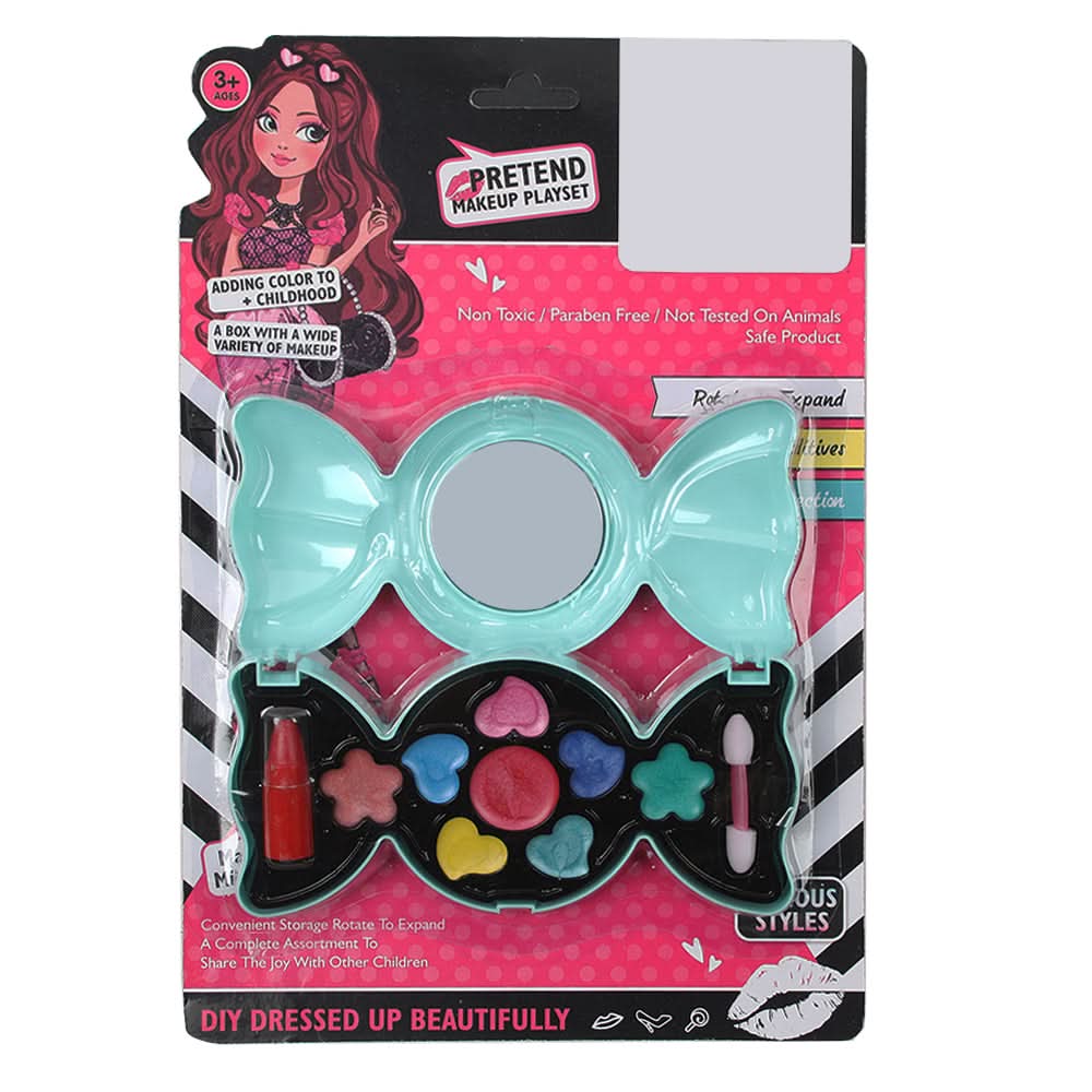 Kids Cute Candy Portable Makeup Kit - Light Green, Kids Cosmetic & Kitchen Sets, Chase Value, Chase Value