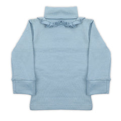 Girls High Neck - Light Blue