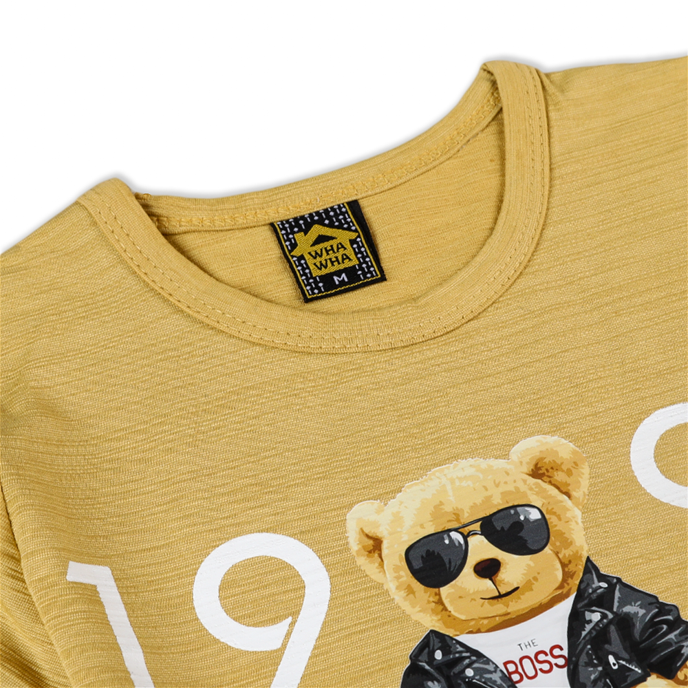 Valuable Boys Half Sleeves Suit - Mustard, Boys Sets & Suits, Chase Value, Chase Value