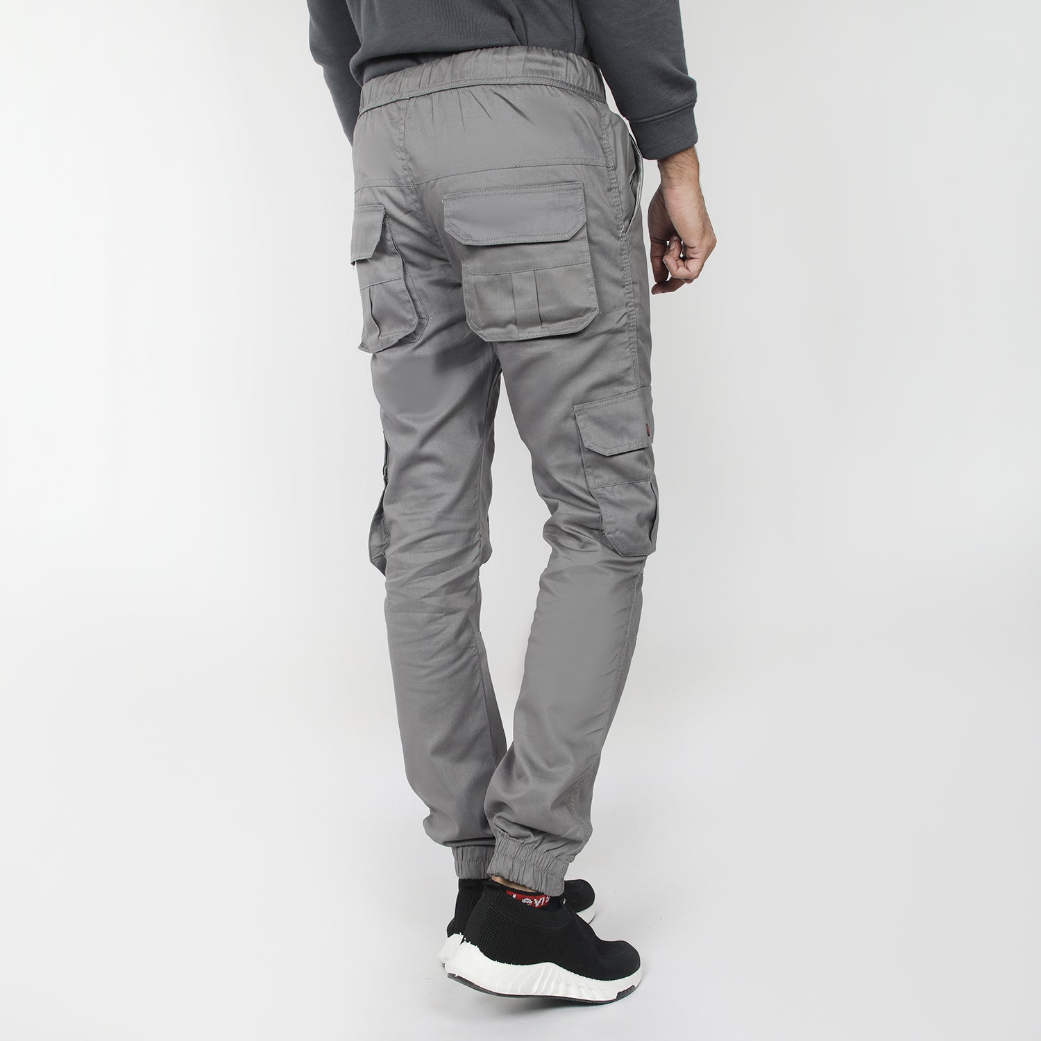 Men's Cotton Cargo Pant - Light Grey, Men's Casual Pants & Jeans, Chase Value, Chase Value