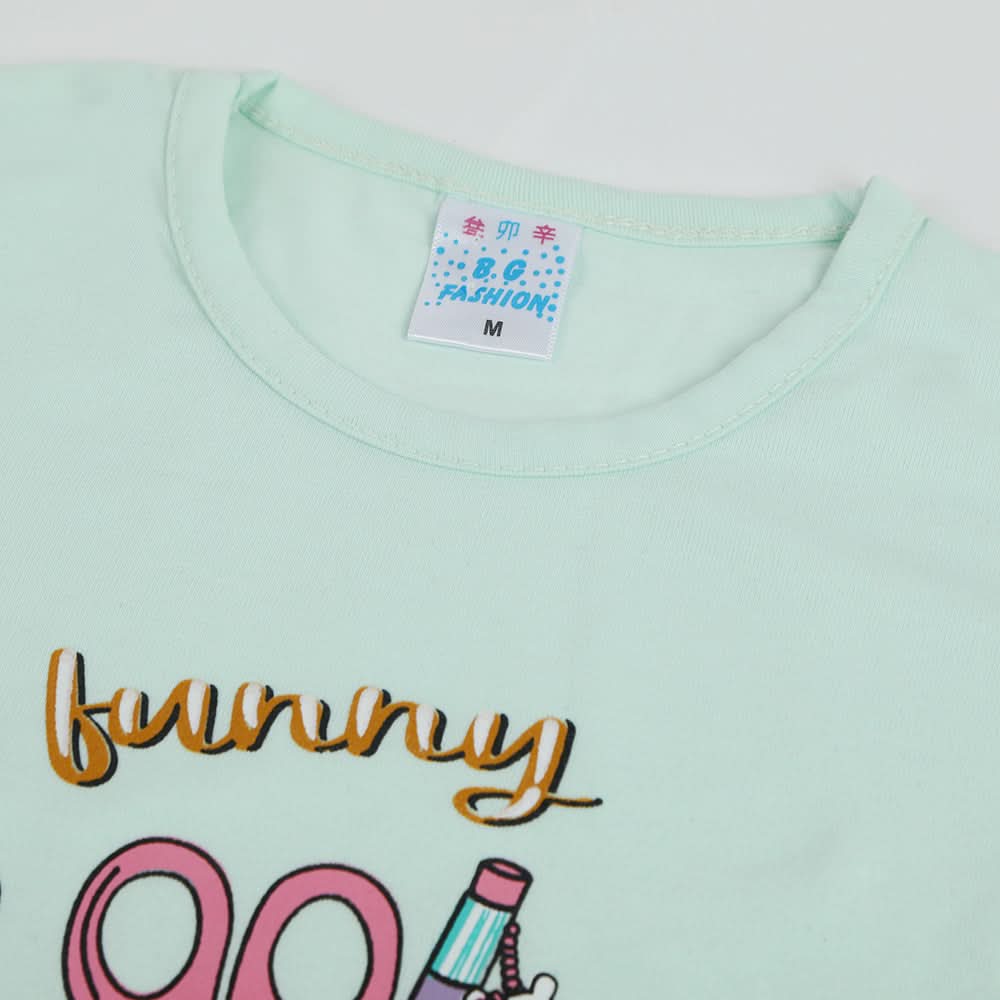 Girls Half Sleeves Suit - Cyan, Girls Suits, Chase Value, Chase Value
