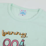 Girls Half Sleeves Suit - Cyan, Girls Suits, Chase Value, Chase Value