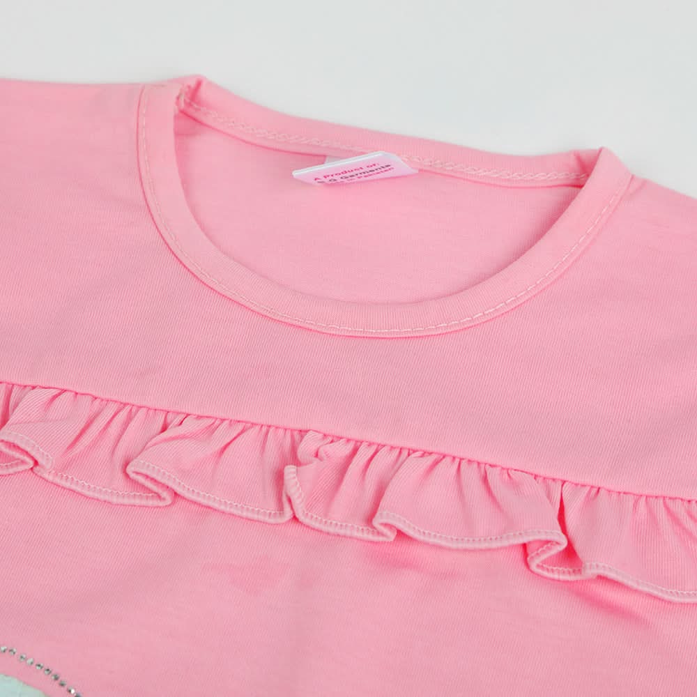 Girls Half Sleeves Suit - Pink, Girls Suits, Chase Value, Chase Value