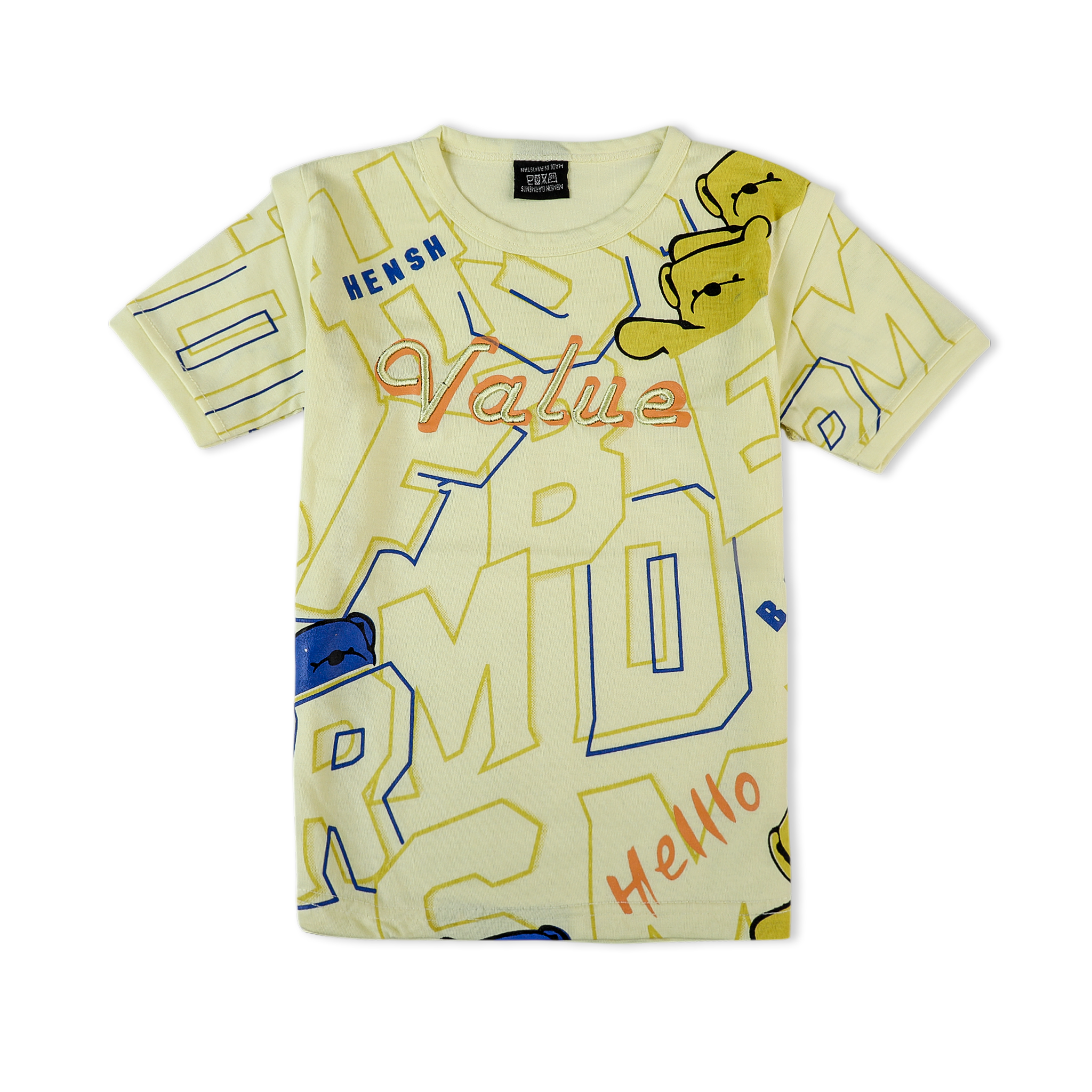 Boys Half Sleeves Suit - Cream, Boys Sets & Suits, Chase Value, Chase Value