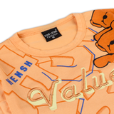 Boys Half Sleeves Suit - Peach, Boys Sets & Suits, Chase Value, Chase Value