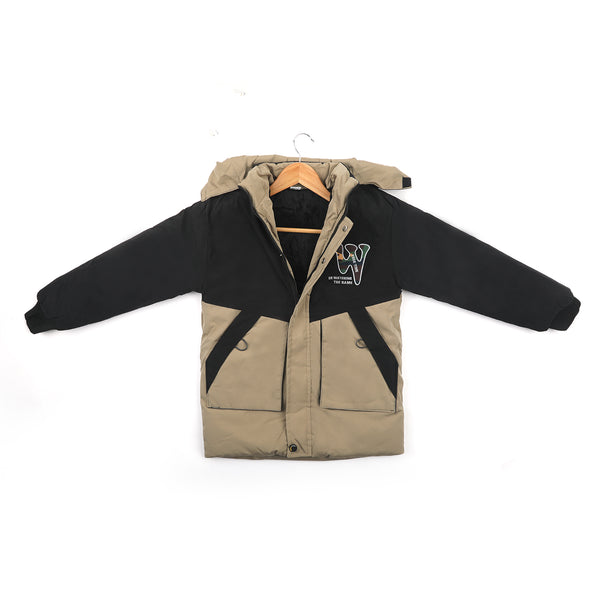 Boys Full Sleeves Jacket - Beige