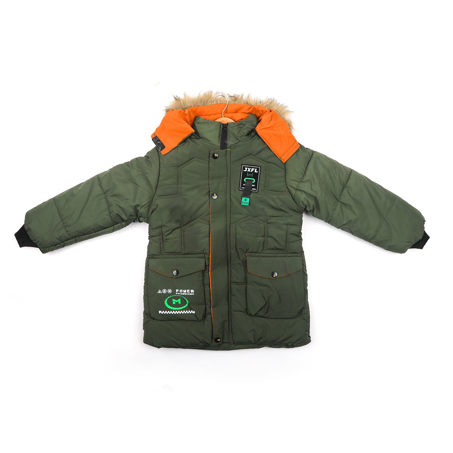 Boys Full Sleeves Jacket - Olive, Boys Jackets & Blazers, Chase Value, Chase Value