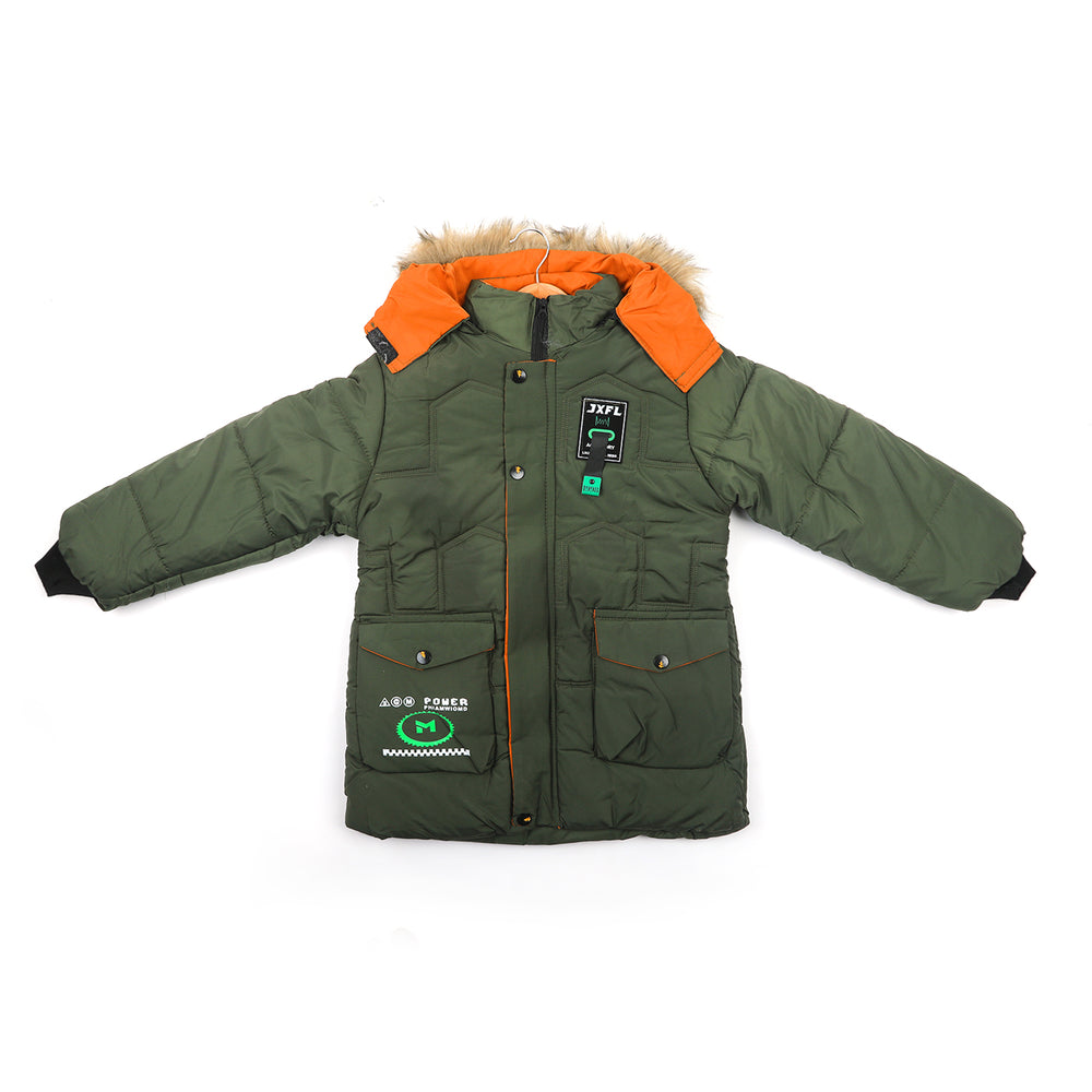 Boys Full Sleeves Jacket - Olive, Boys Jackets & Blazers, Chase Value, Chase Value
