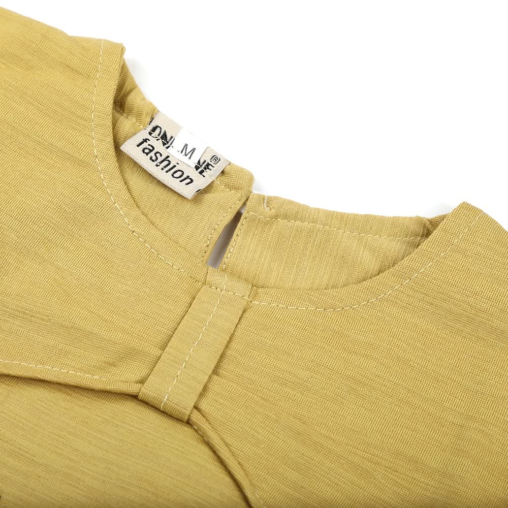 Girl Full Sleeves Tight Suit - Mustard, Girls Suits, Chase Value, Chase Value