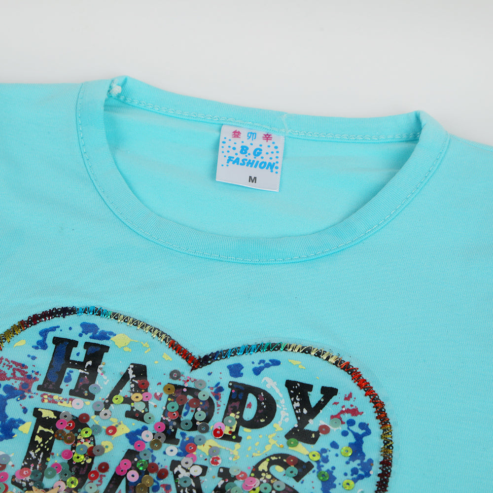 Girls Half Sleeves Suit - Light Blue, Girls Suits, Chase Value, Chase Value