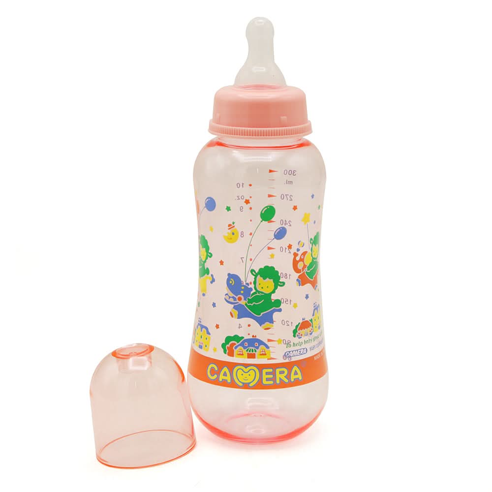 Camera Bottle Stream Line 300ml/10oz - Pink, Feeding Supplies, Chase Value, Chase Value
