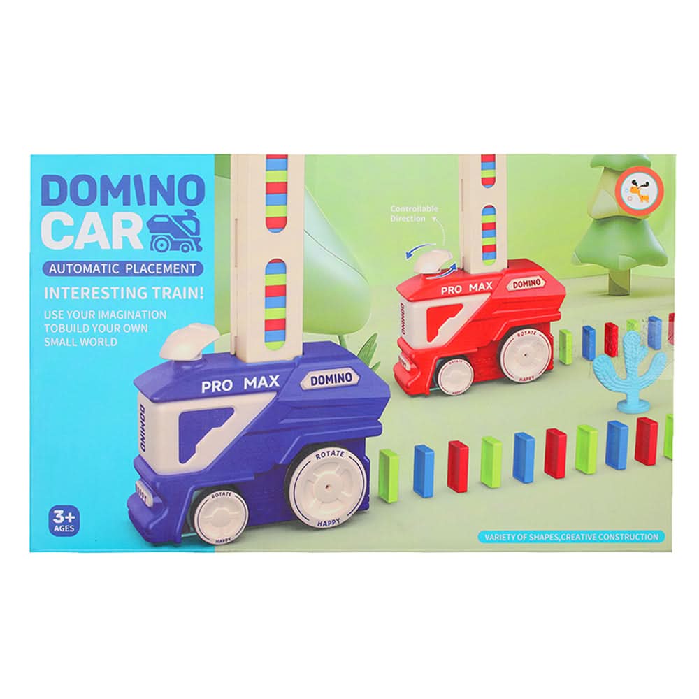 Kids Automatic Domino Train Car Toy Set, Non-Remote Control, Chase Value, Chase Value