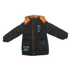 Boys Full Sleeves Jacket - Black