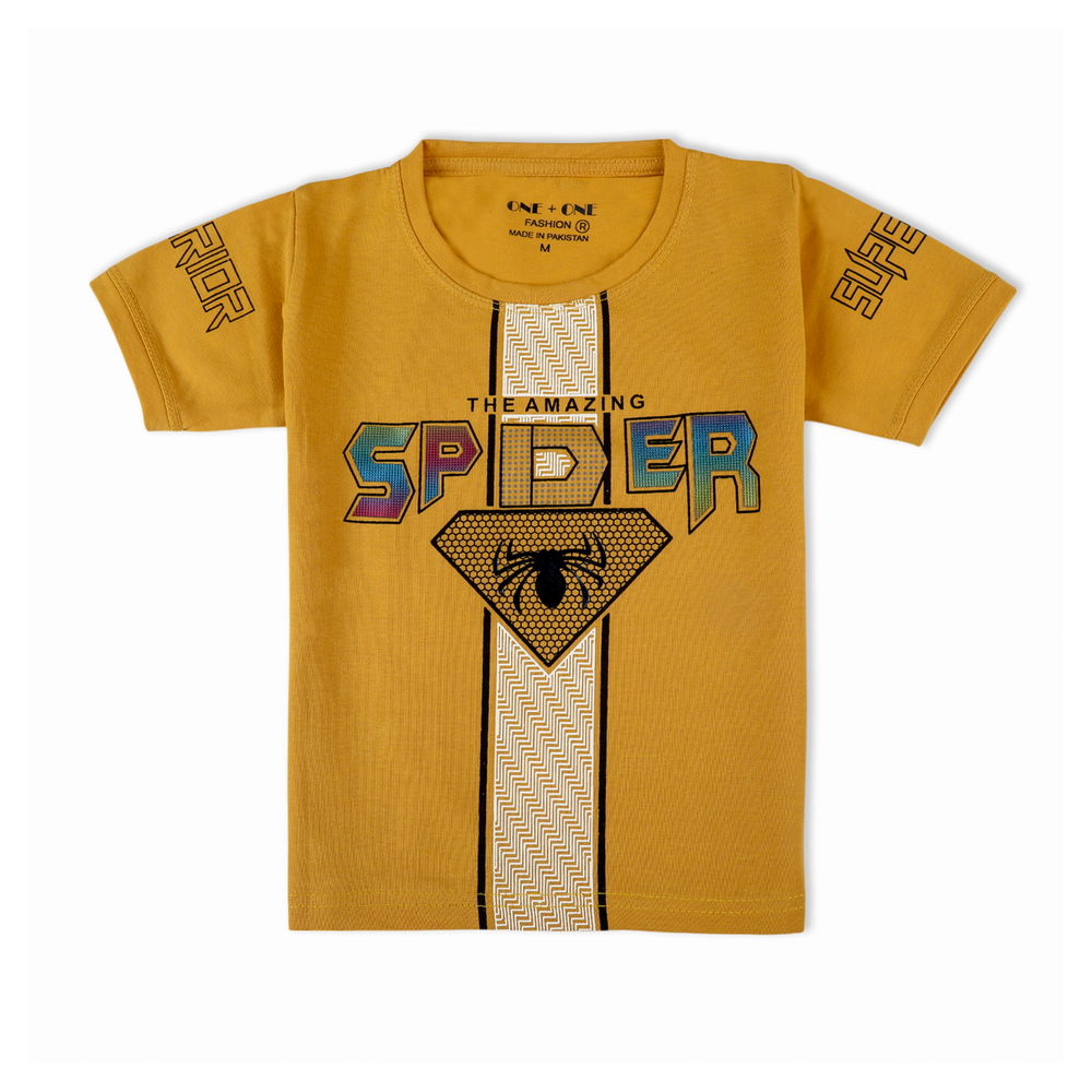 Boys Half Sleeves Suit - Mustard, Boys Sets & Suits, Chase Value, Chase Value