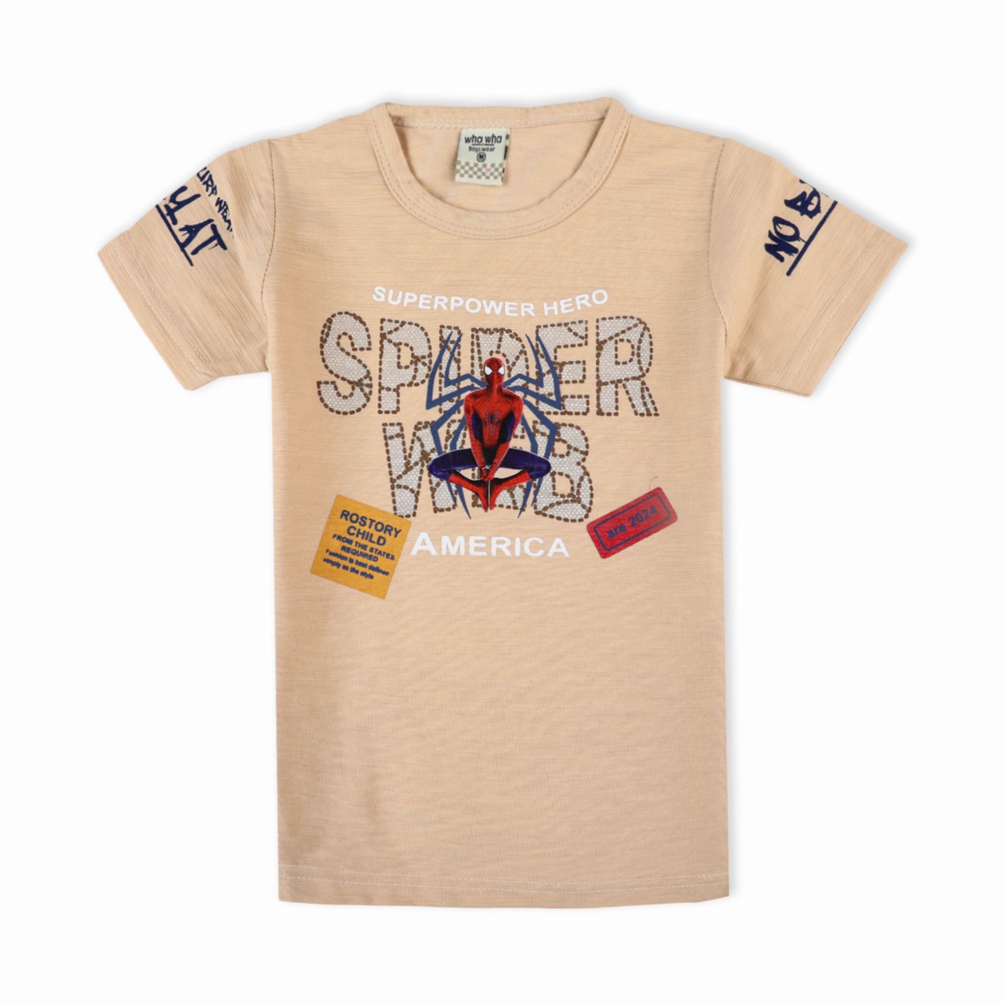 Valuable Boys Half Sleeves Suit - Fawn, Boys Sets & Suits, Chase Value, Chase Value