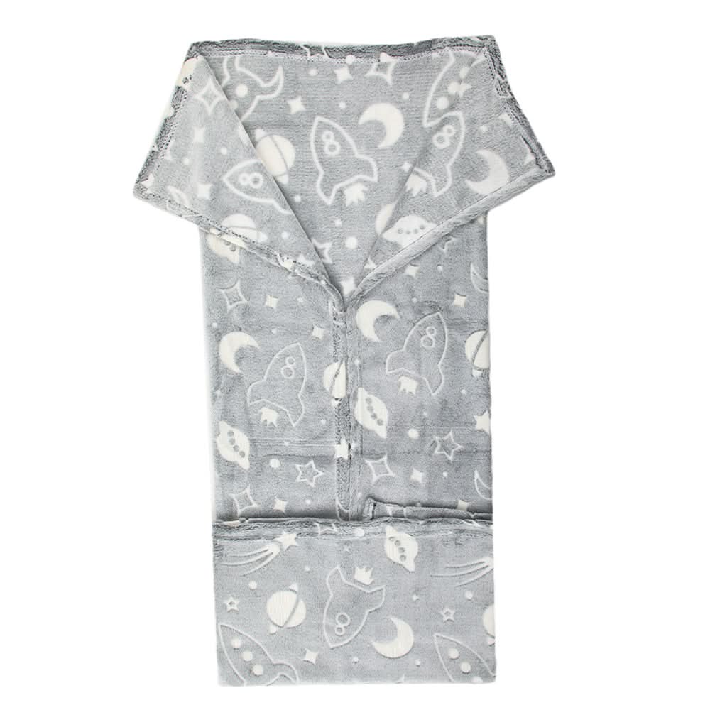 Kids Blanket Lumina Glow In The Dark - Grey, Kids Blanket, Chase Value, Chase Value