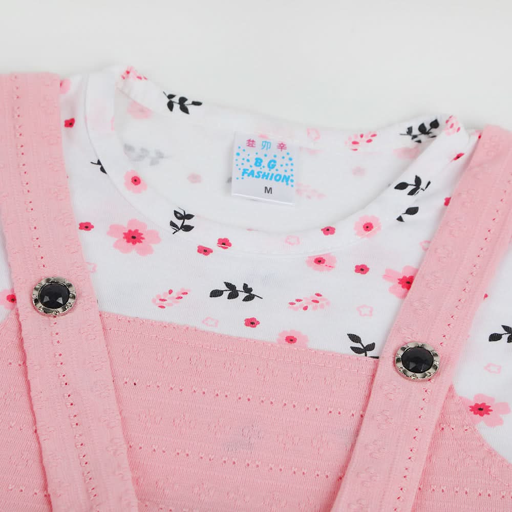 Girls Half Sleeves Suit - Pink, Girls Suits, Chase Value, Chase Value