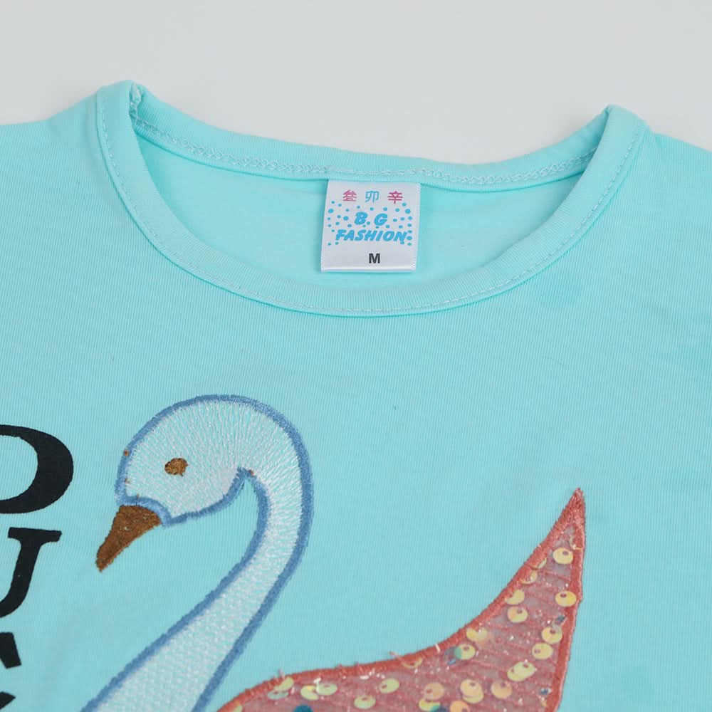 Girls Half Sleeves Suit - Light Blue, Girls Suits, Chase Value, Chase Value