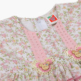 Newborn Girls Half Sleeves Frock - Pink, Newborn Girls Frocks, Chase Value, Chase Value