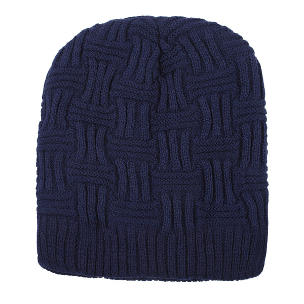 Man's Wollen Cap - Navy Blue