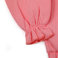 Girls Full Sleeves Sweat Shirt - Pink