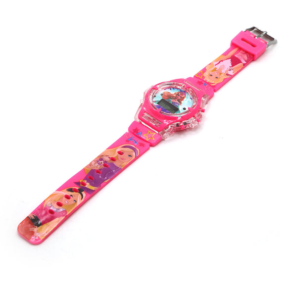 Kids Digital Watch - Dark Pink