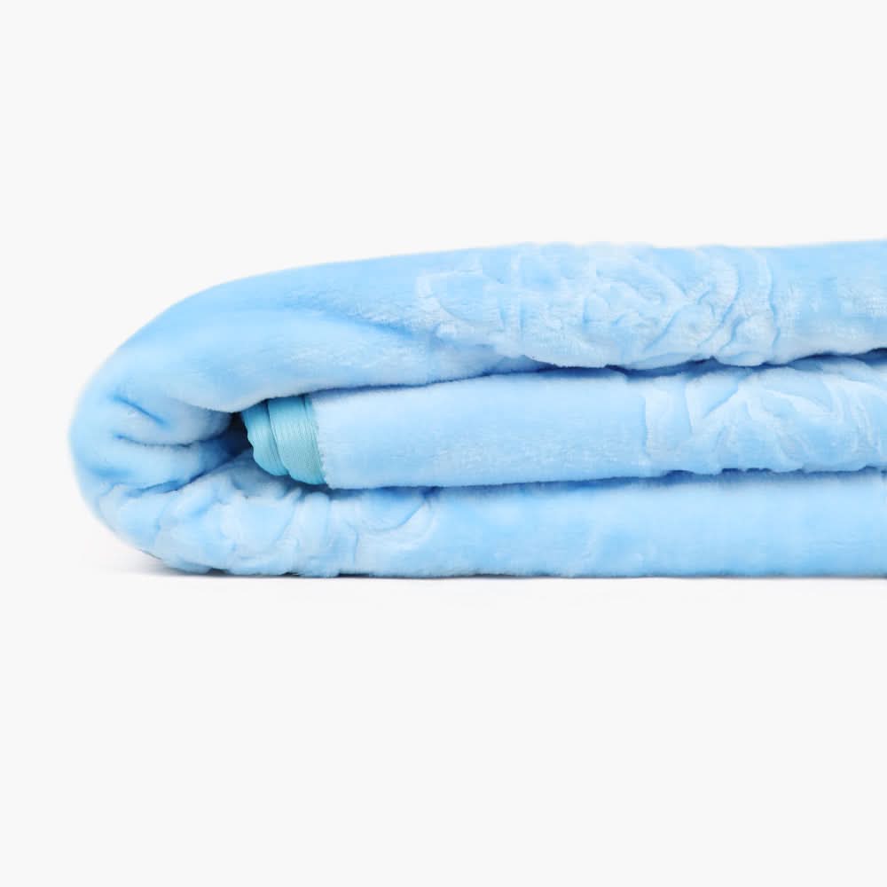 Harmony Plus Printed Rashal Blanket - Sky Blue, Blanket, Chase Value, Chase Value