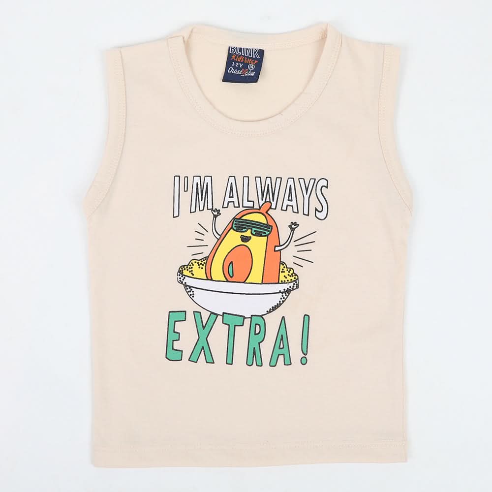 Boys Sando T-Shirt - Fawn, Boys Sando, Chase Value, Chase Value