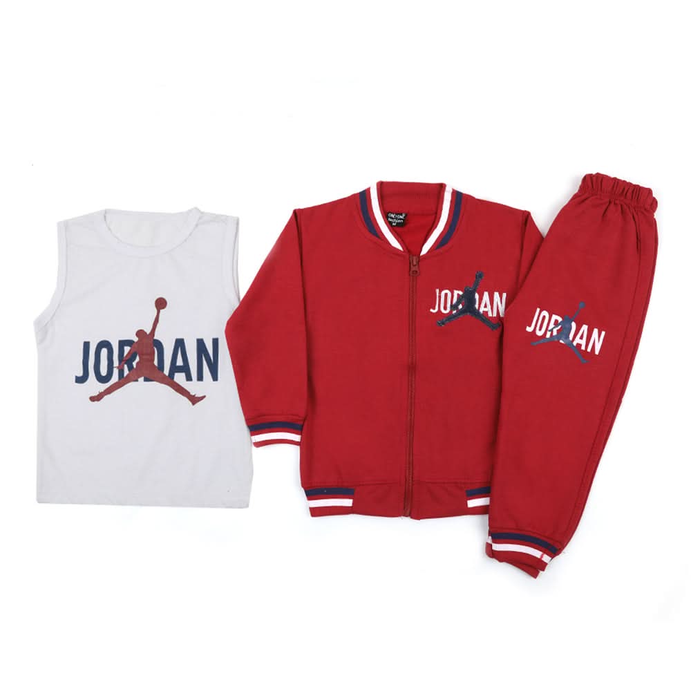 Boys Full Sleeves Suit - Red, Boys Sets & Suits, Chase Value, Chase Value