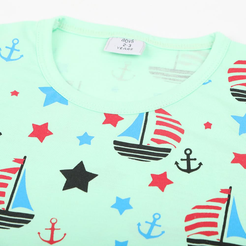 Boys Sando T-Shirt - Green, Boys Sando, Chase Value, Chase Value