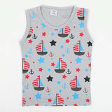 Boys Sando T-Shirt - Grey, Boys Sando, Chase Value, Chase Value