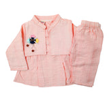 Newborn Girls Shalwar Suit - Peach, Newborn Girls Shalwar Suits, Chase Value, Chase Value