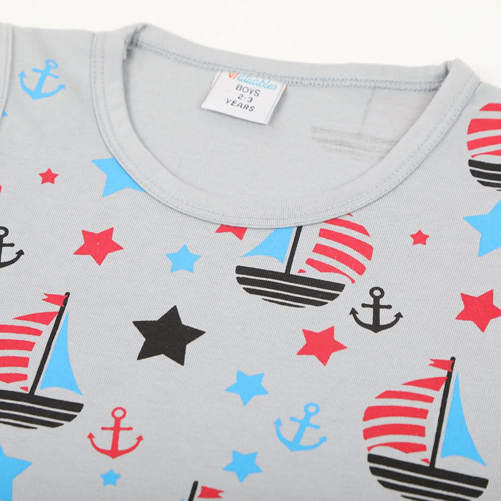 Boys Sando T-Shirt - Grey, Boys Sando, Chase Value, Chase Value
