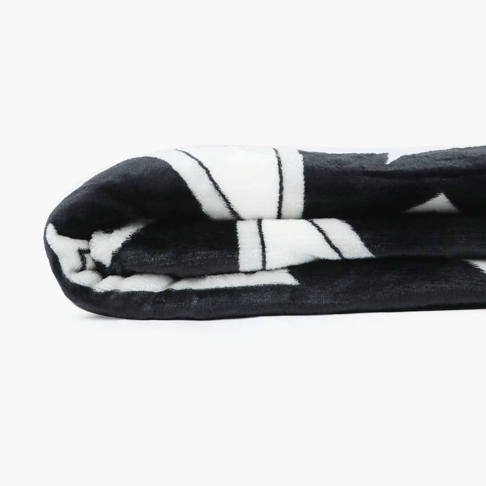 Supremo Embossed Flannel Blanket Double Bed - Black, Blanket, Chase Value, Chase Value