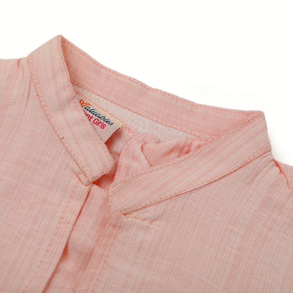 Newborn Girls Shalwar Suit - Peach, Newborn Girls Shalwar Suits, Chase Value, Chase Value