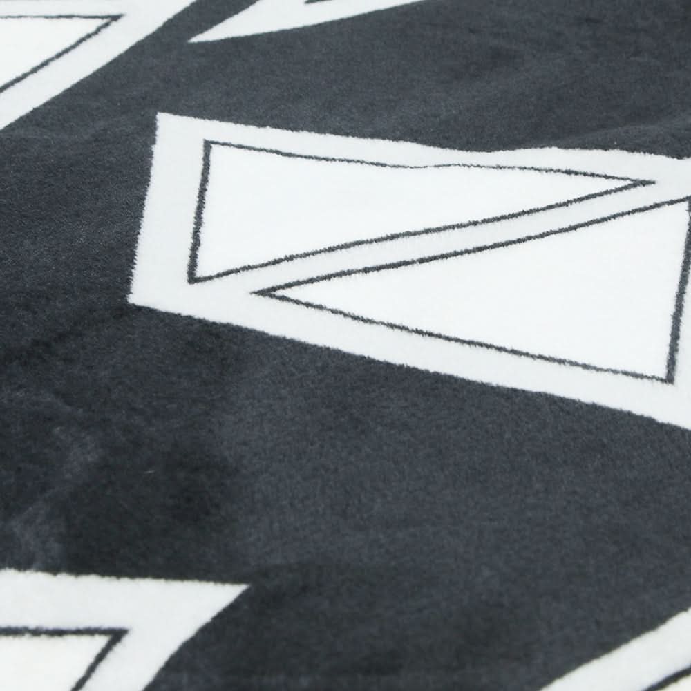 Supremo Embossed Flannel Blanket Double Bed - Black, Blanket, Chase Value, Chase Value