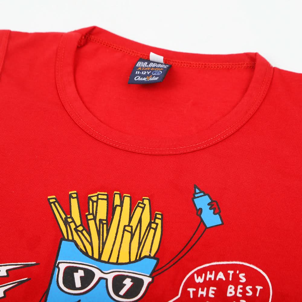 Boys Sando T-Shirt - Red, Boys Sando, Chase Value, Chase Value