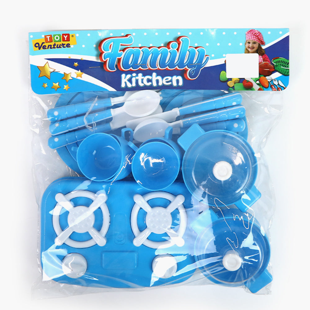 Family Kitchen Set - 8022-A, Kids Cosmetic & Kitchen Sets, Chase Value, Chase Value