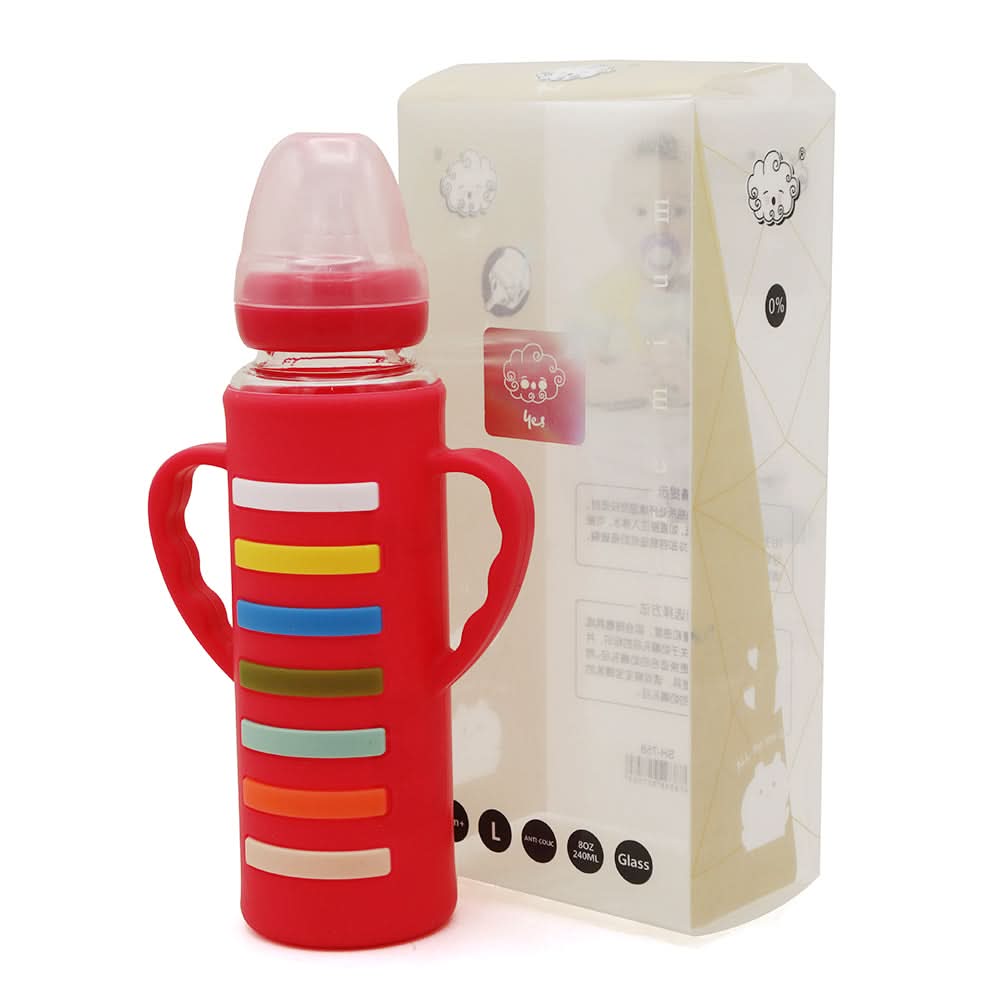 Feeder Bottle 240ml - Red, Feeding Supplies, Chase Value, Chase Value