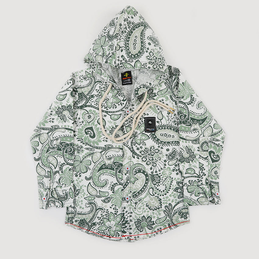 Boys Full Sleeves Hoodie - Green
