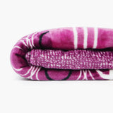 Supremo Embossed Flannel Blanket Double Bed - Purple, Blanket, Chase Value, Chase Value
