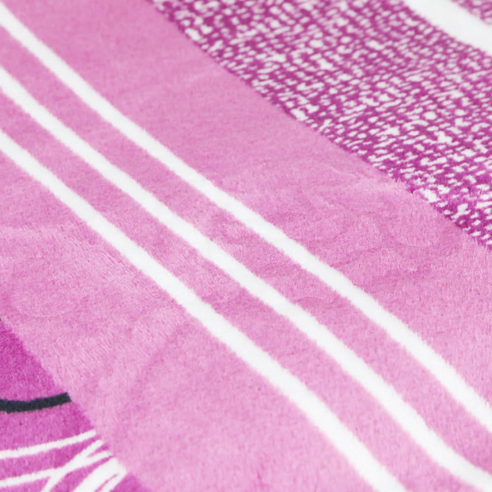 Supremo Embossed Flannel Blanket Double Bed - Purple, Blanket, Chase Value, Chase Value