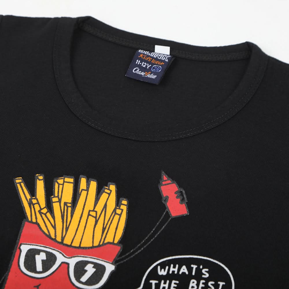 Boys Sando T-Shirt - Black, Boys Sando, Chase Value, Chase Value