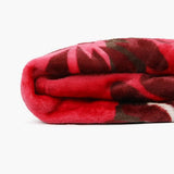 Supremo Embossed Flannel Blanket Double Bed - Maroon, Blanket, Chase Value, Chase Value