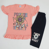 Girls Half Sleeves Suit - Tea Pink, Girls Suits, Chase Value, Chase Value