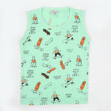 Boys Sando T-Shirt - Light Green, Boys Sando, Chase Value, Chase Value