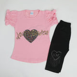 Girls Half Sleeves Suit - Pink, Girls Suits, Chase Value, Chase Value