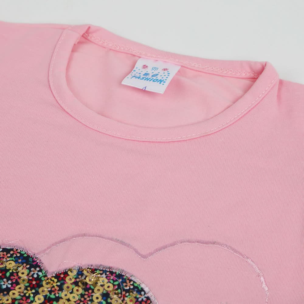 Girls Half Sleeves Suit - Pink, Girls Suits, Chase Value, Chase Value